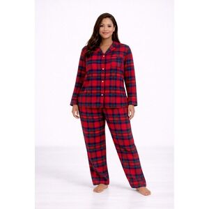 Vineyard Vines Red Plaid Pajama Womens Medium Martha's‎ Vineyard Tartan Flannel